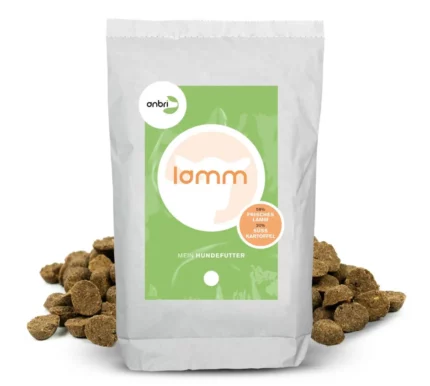 Trockenfutter Hund - Hundefutter - gebackenes Trockenfutter - Futter für Hunde - Lamm - anbri