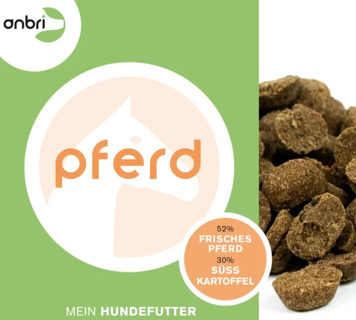 Trockenfutter Hund - Hundefutter - gebackenes Trockenfutter - Futter für Hunde - Pferd - anbri