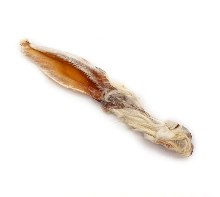 kaninchenohren mit fell - naturkauartikel - kauartikel hund - anbri