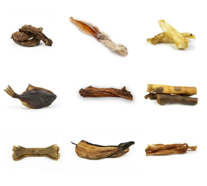 kauartikel mix paket - kauartikel für hunde - naturkauartikel - anbri