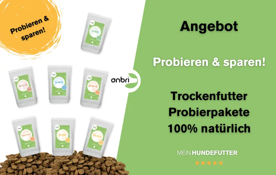 anbri - probierpakete - gebackenes trockenfutter - hundefutter